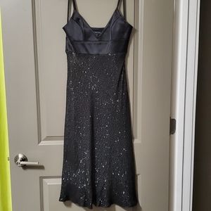 Maria Bianca Nero black sequin dress M